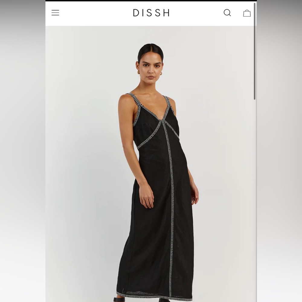NWT DISSH linen dress